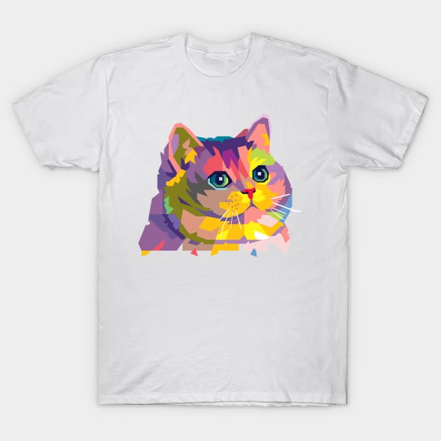 Heavy Breathing Cat Meme T-Shirt by REKENINGDIBANDETBRO